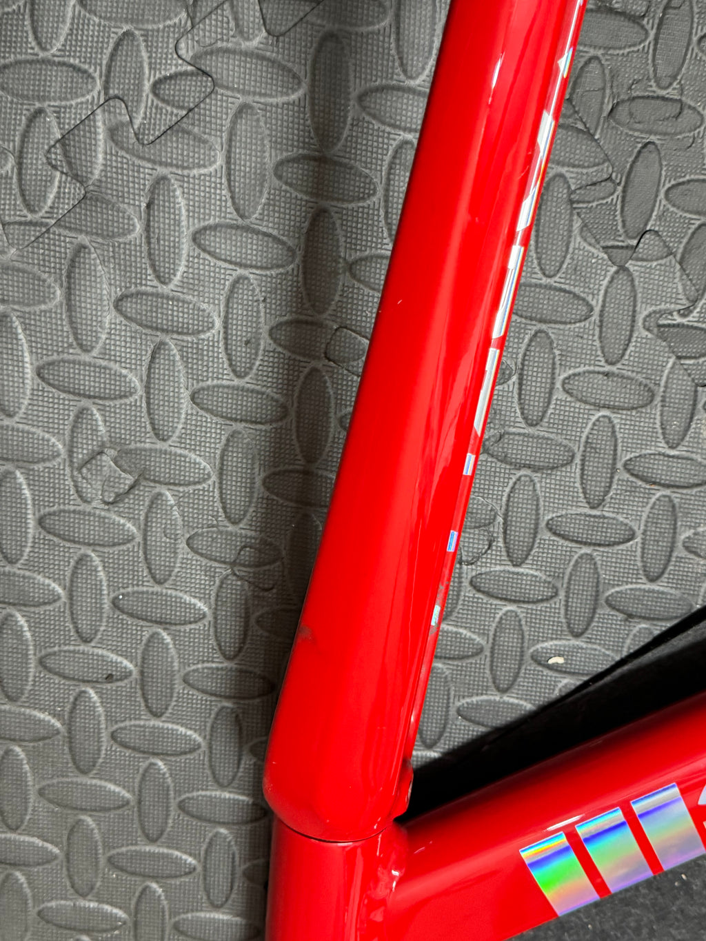 Cinelli Vigorelli Shark Track Frameset, Size 56cm Red