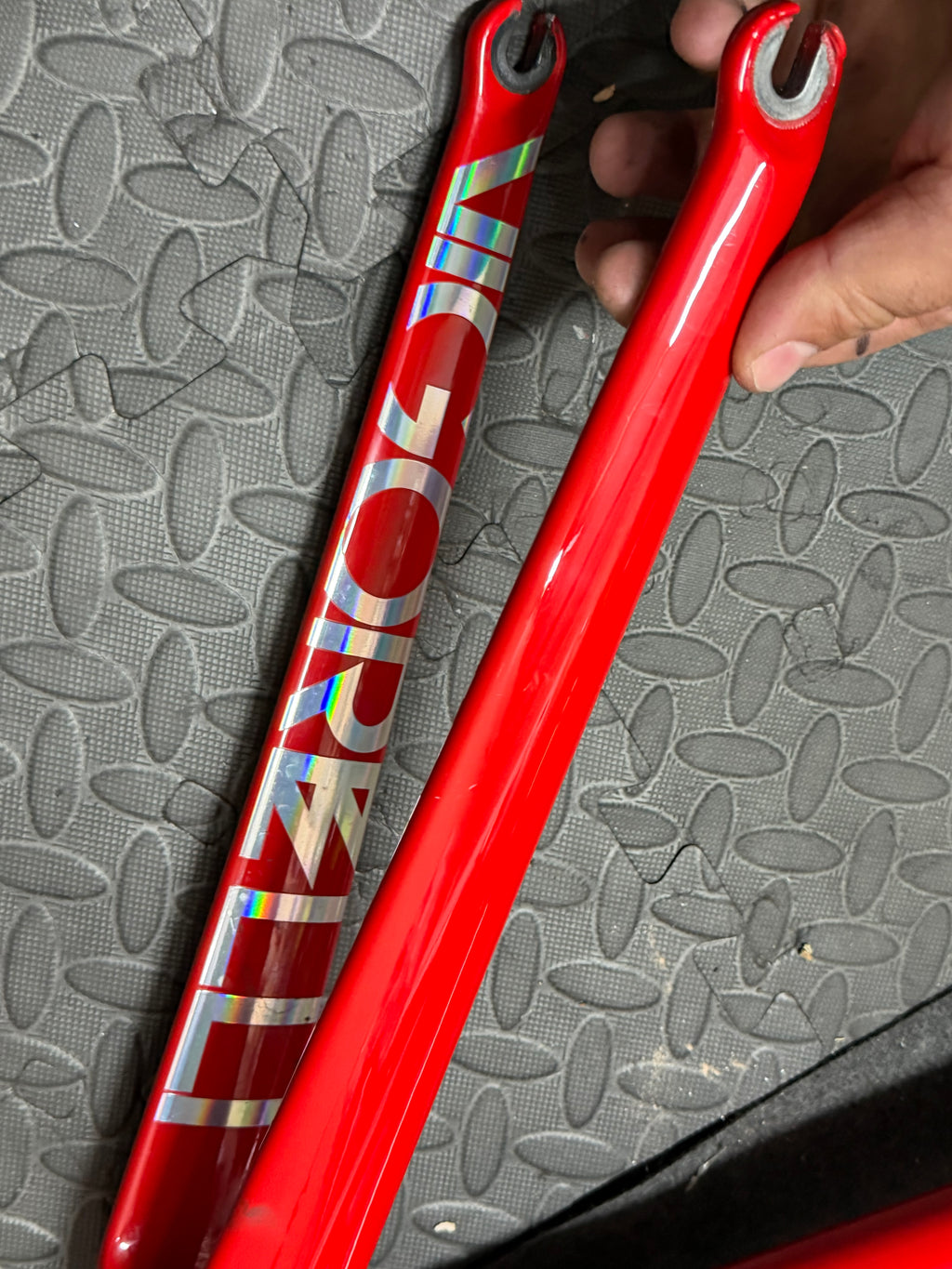 Cinelli Vigorelli Shark Track Frameset, Size 56cm Red