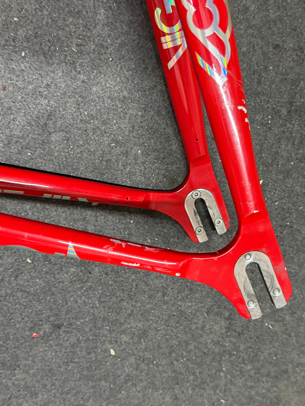 Cinelli Vigorelli Shark Track Frameset, Size 56cm Red