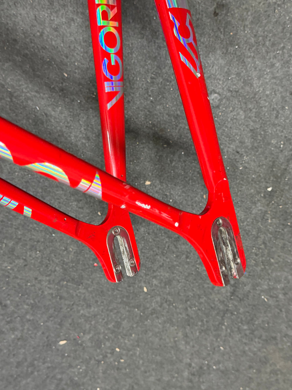Cinelli Vigorelli Shark Track Frameset, Size 56cm Red