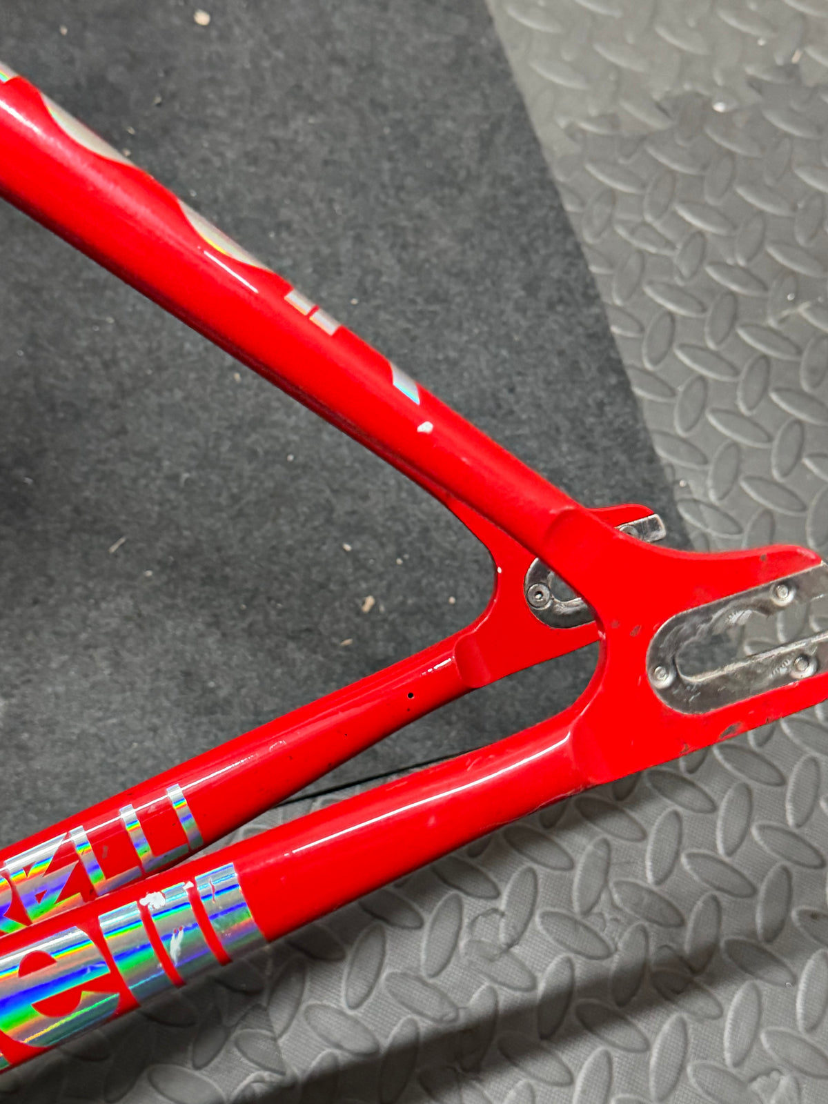 Cinelli Vigorelli Shark Track Frameset, Size 56cm Red