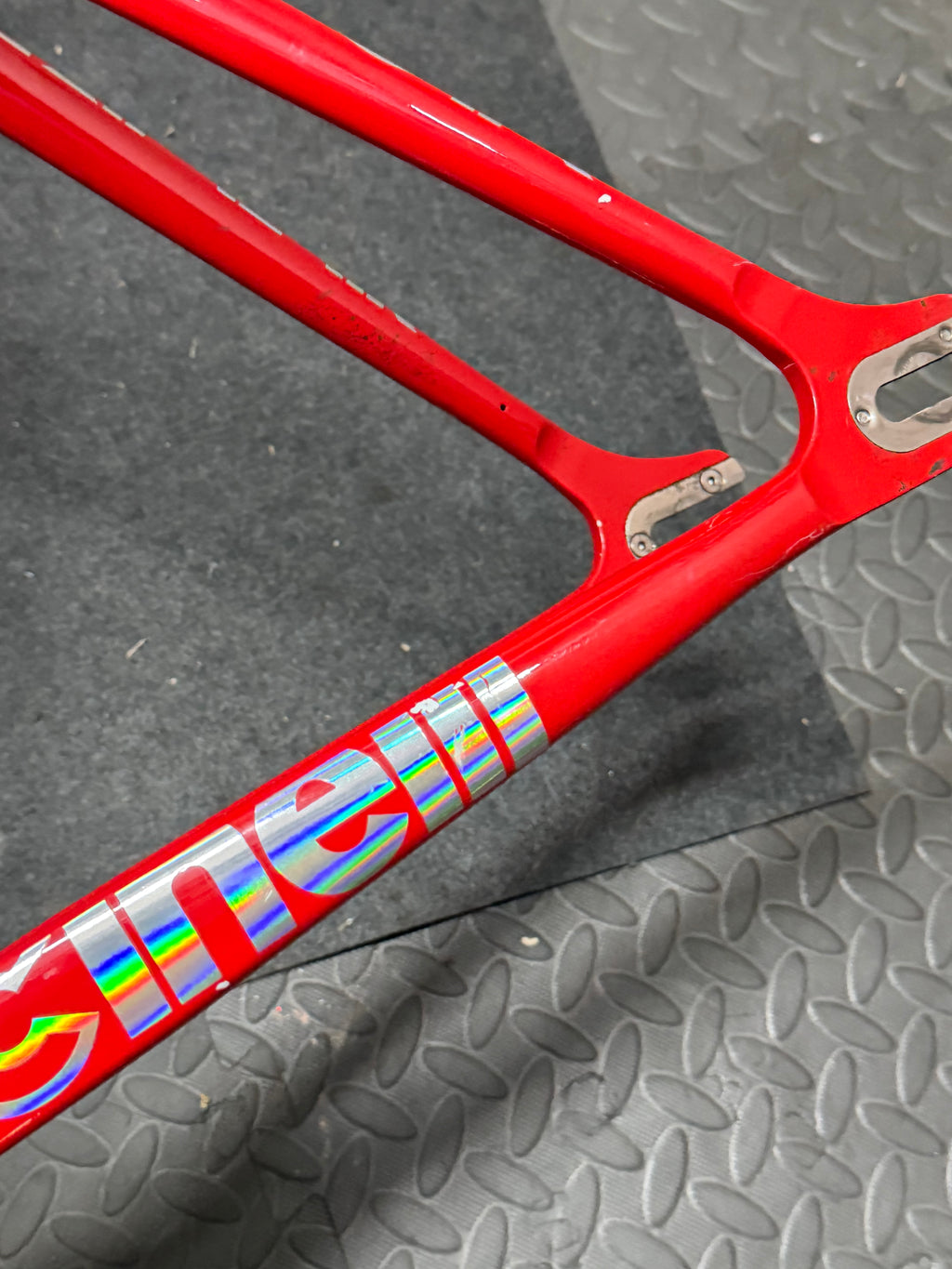 Cinelli Vigorelli Shark Track Frameset, Size 56cm Red