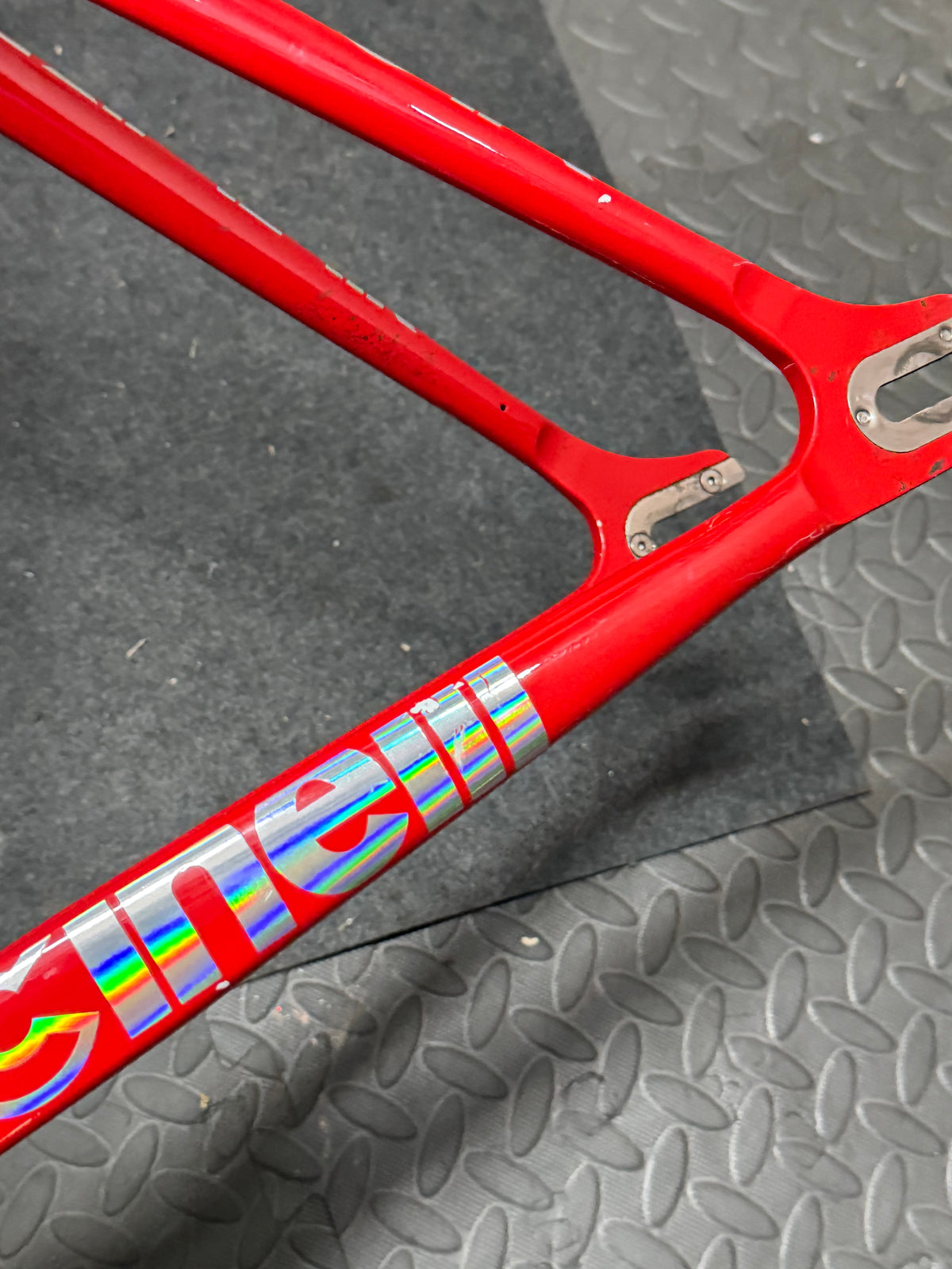 Cinelli Vigorelli Shark Track Frameset, Size 56cm Red