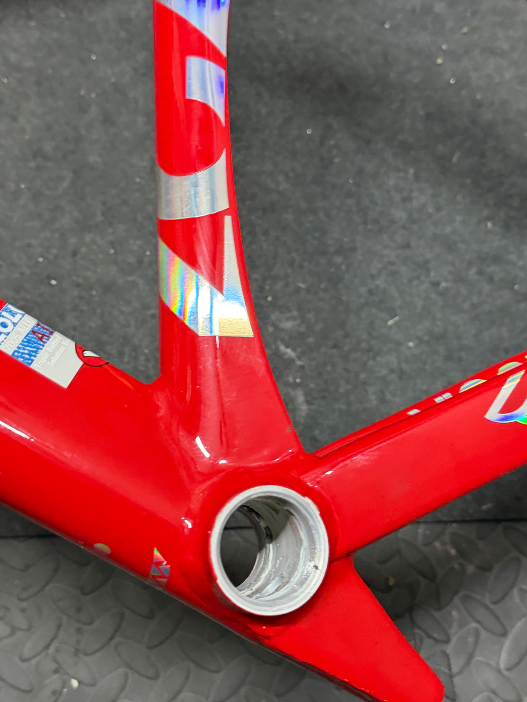 Cinelli Vigorelli Shark Track Frameset, Size 56cm Red