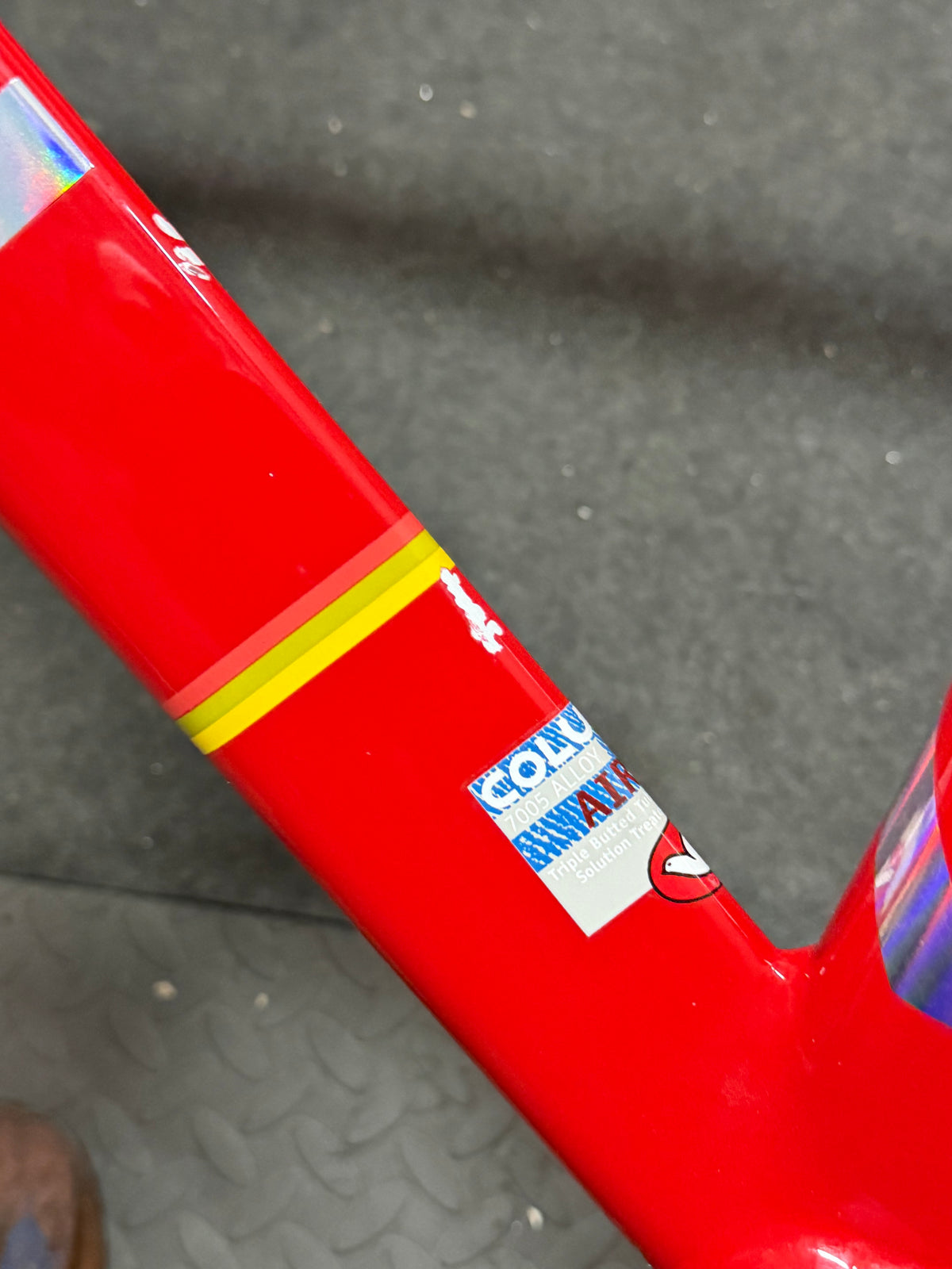 Cinelli Vigorelli Shark Track Frameset, Size 56cm Red