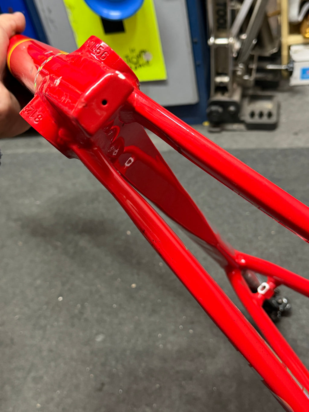 Cinelli Vigorelli Shark Track Frameset, Size 56cm Red
