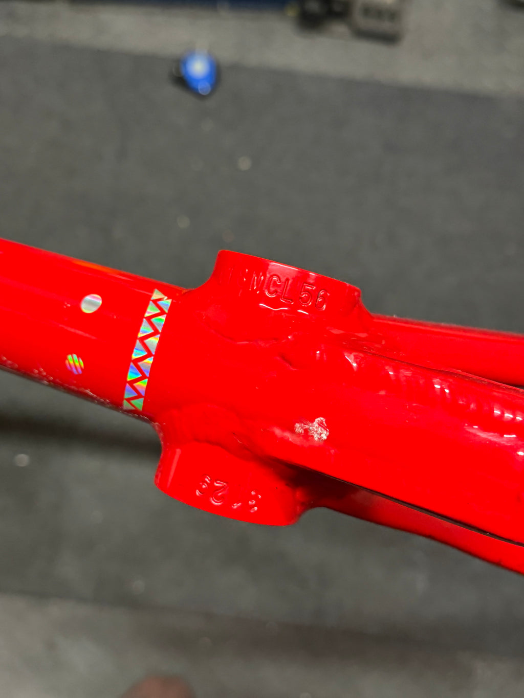 Cinelli Vigorelli Shark Track Frameset, Size 56cm Red