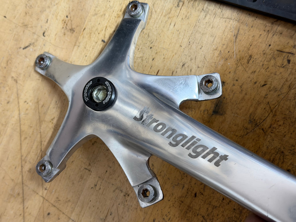 Stronglight Track Crankset 170mm 144 BCD with BSA bottom bracket