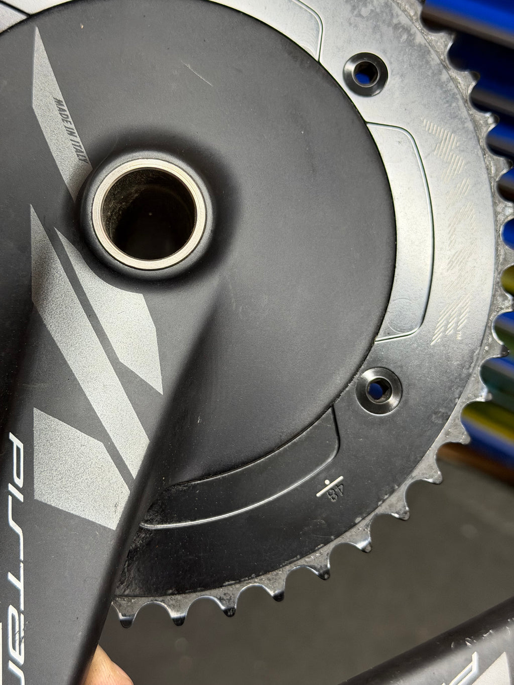 Miche Pistard Air Track Crankset 165mm 48T 144 BCD with BSA bottom bracket