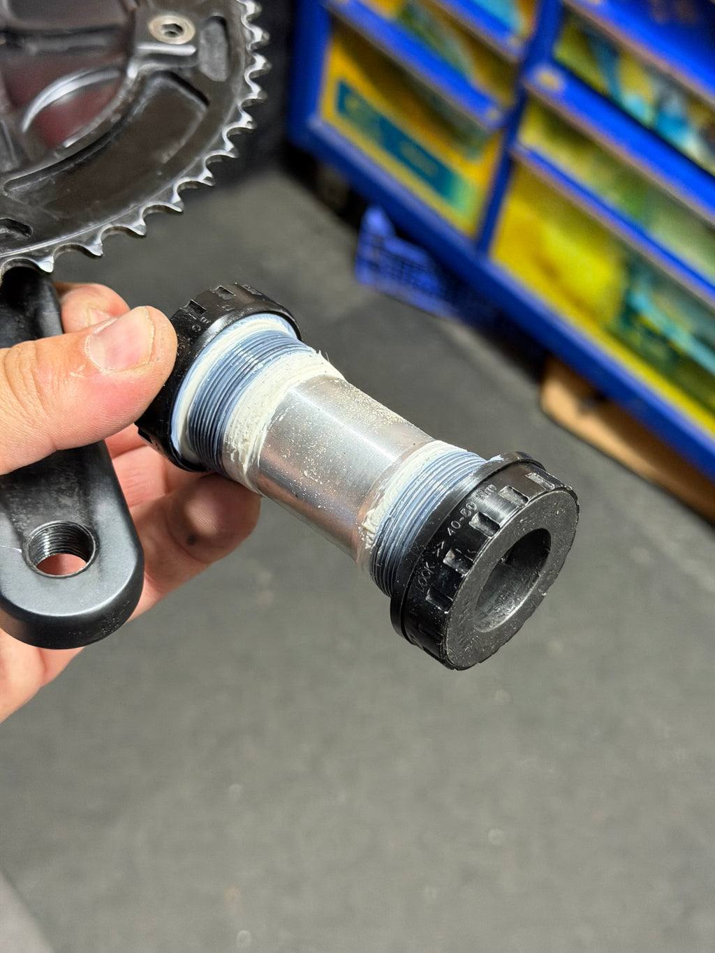 Miche Pistard Air Track Crankset 165mm 48T 144 BCD with BSA bottom bracket
