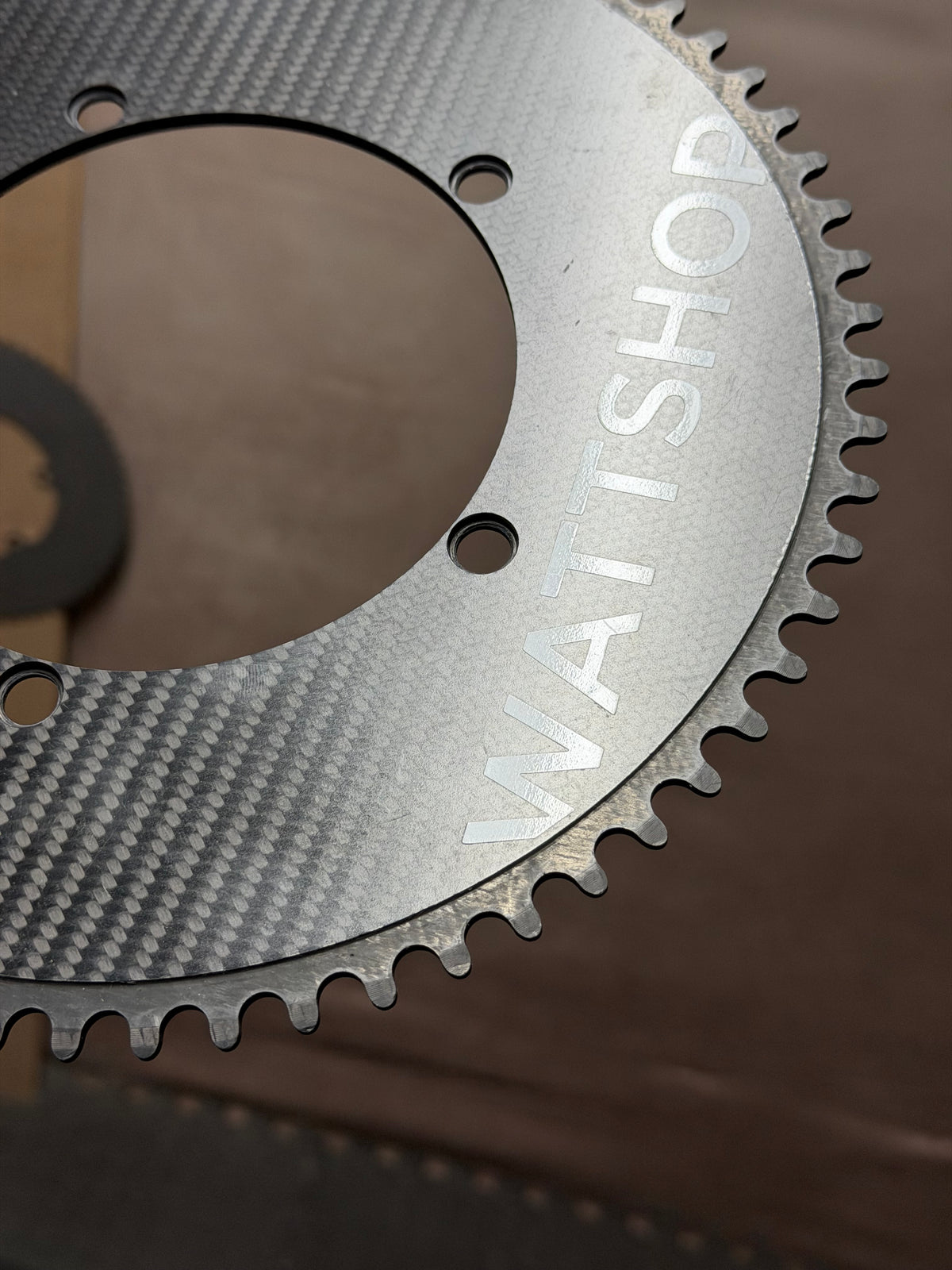 Wattshop Cratus Carbon Aero Track Chainring 64T 144 BCD
