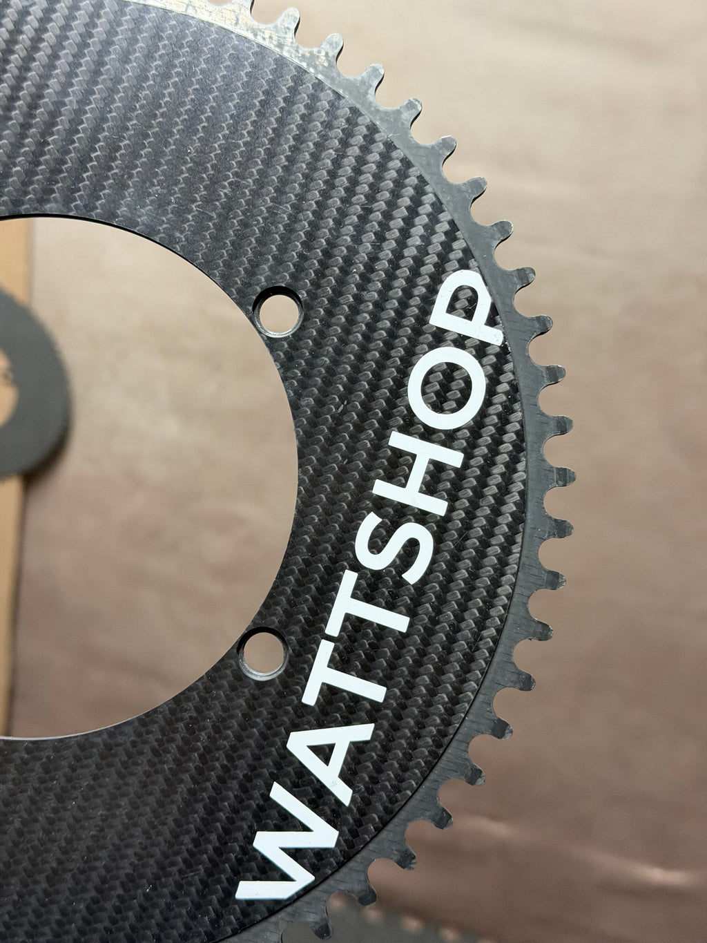 Wattshop Cratus Carbon Aero Track Chainring 64T 144 BCD