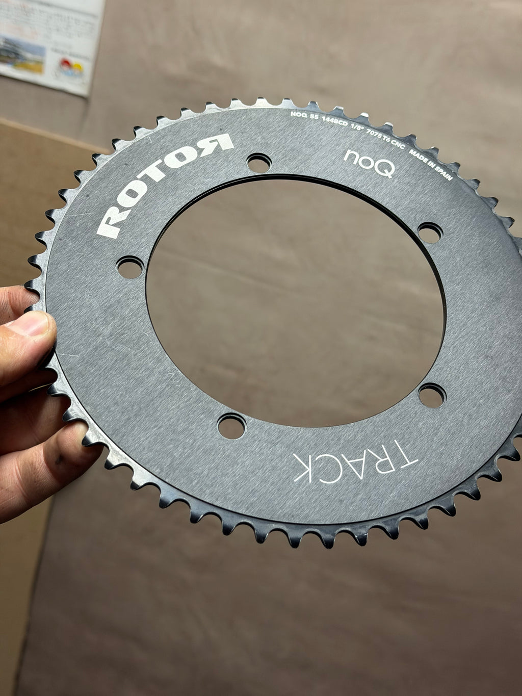 Rotor NoQ Track Chainring 52T 144 BCD
