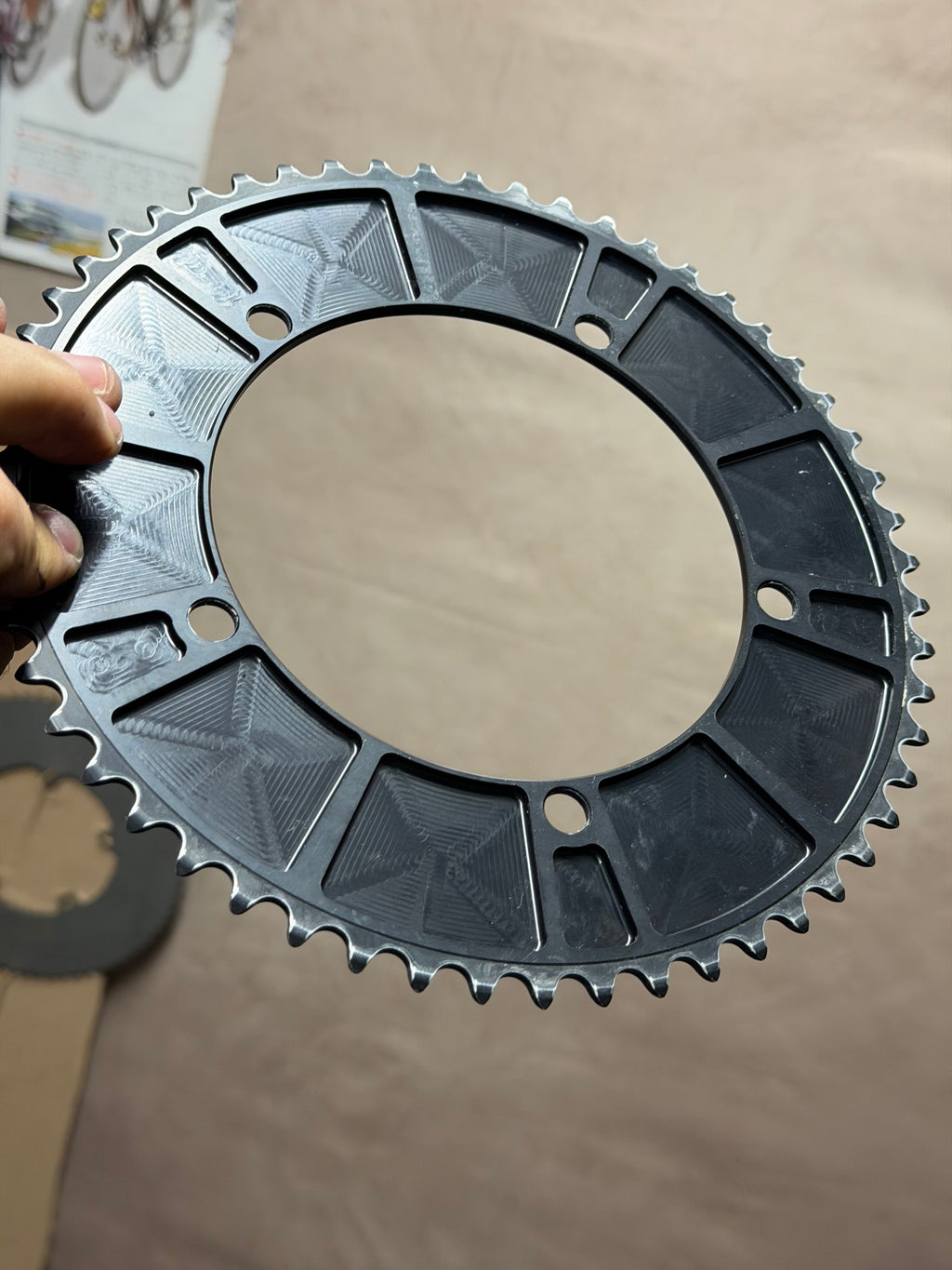Rotor NoQ Track Chainring 52T 144 BCD