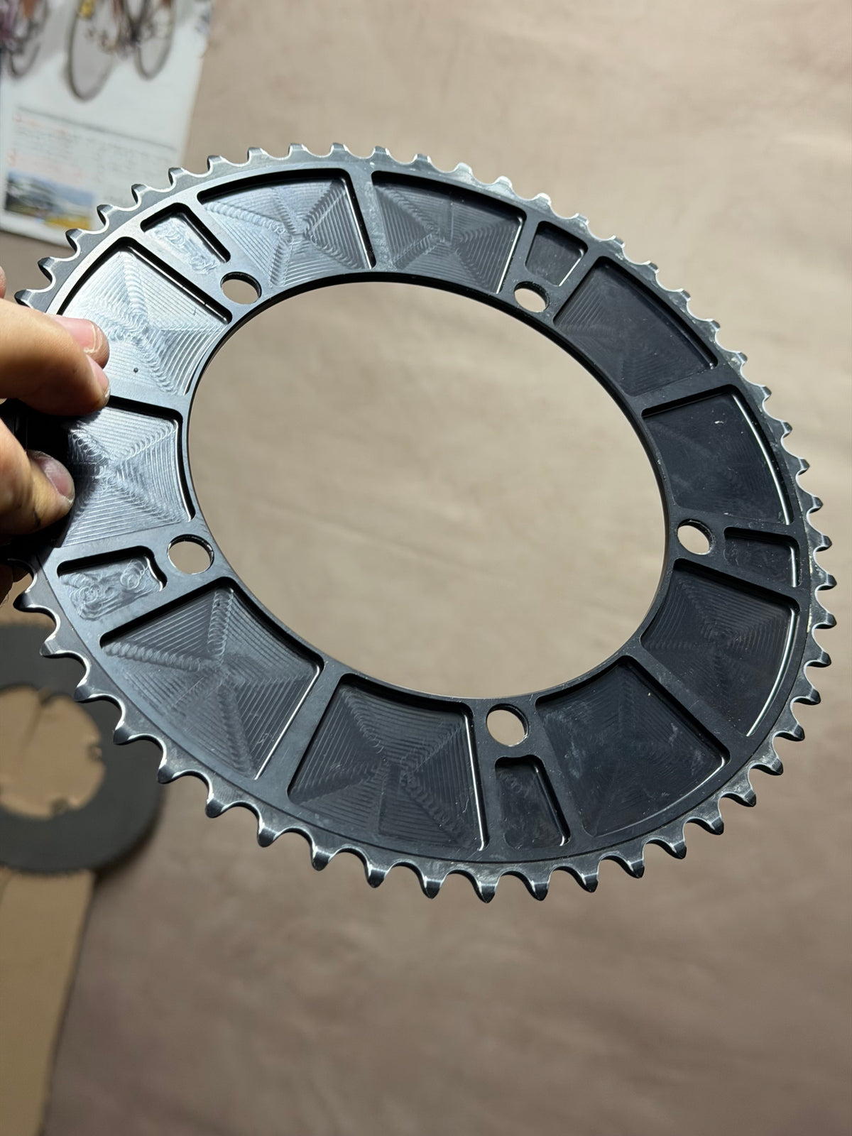 Rotor NoQ Track Chainring 52T 144 BCD