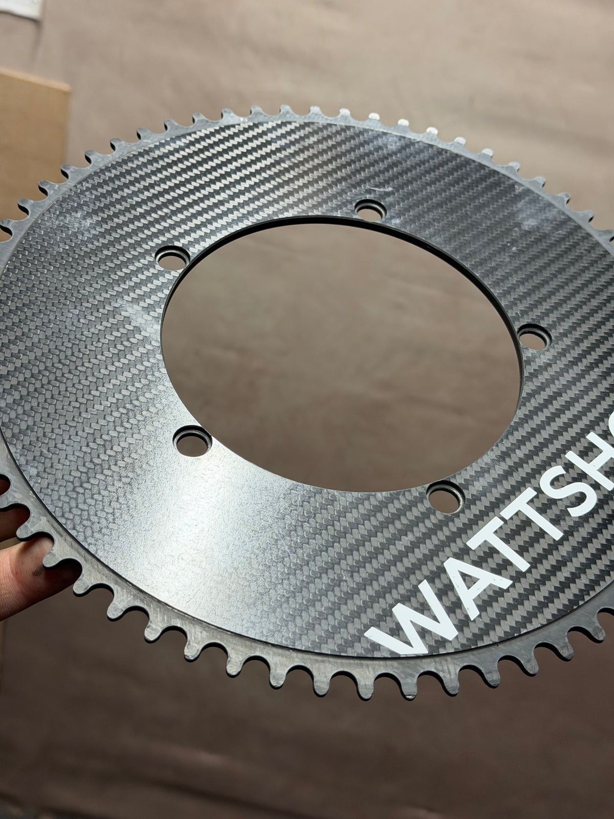 Wattshop Cratus Carbon Aero Track Chainring 65T 144 BCD