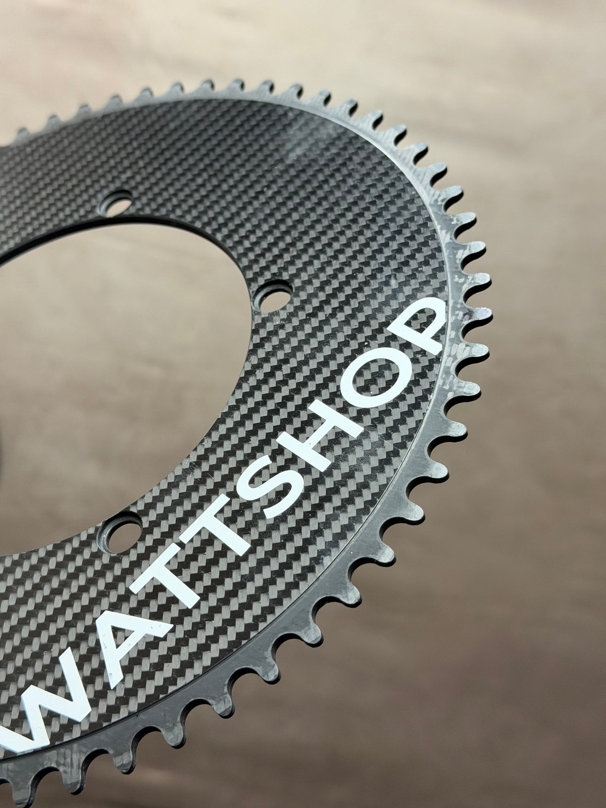 Wattshop Cratus Carbon Aero Track Chainring 65T 144 BCD