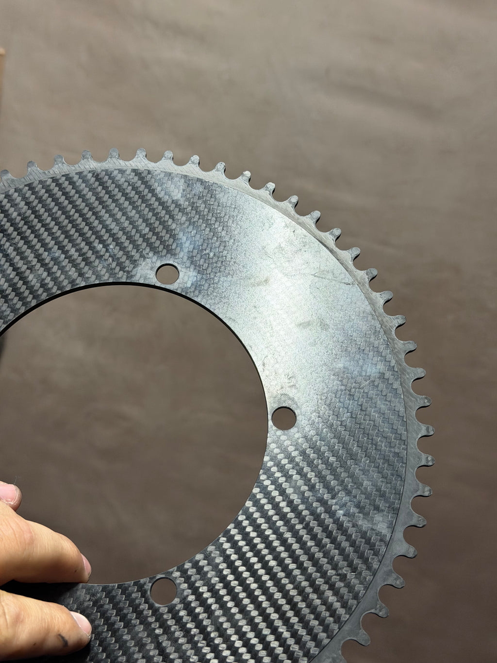 Wattshop Cratus Carbon Aero Track Chainring 65T 144 BCD