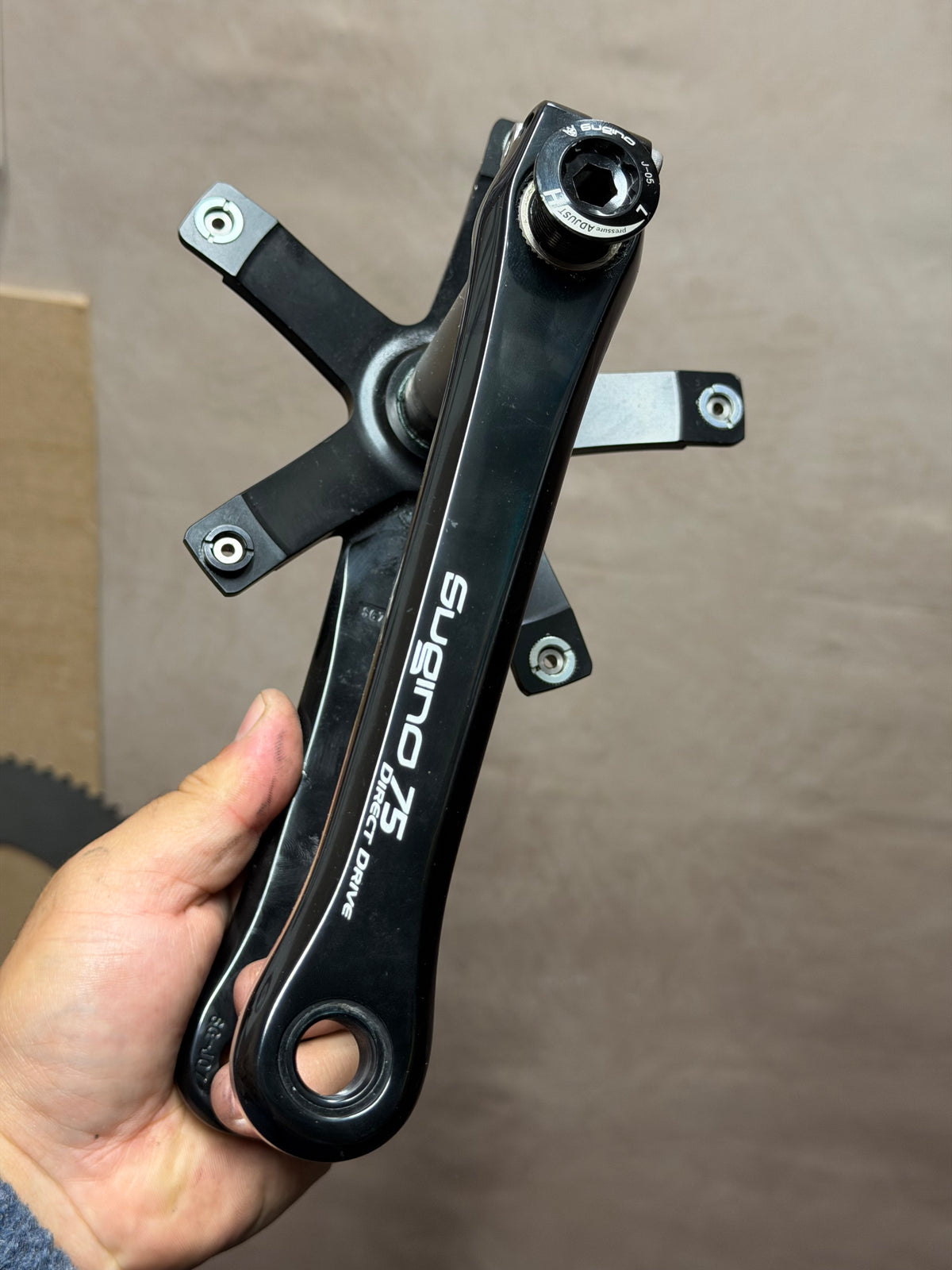 Sugino 75DD Track Crankset 170mm 144 BCD with BSA bottom bracket