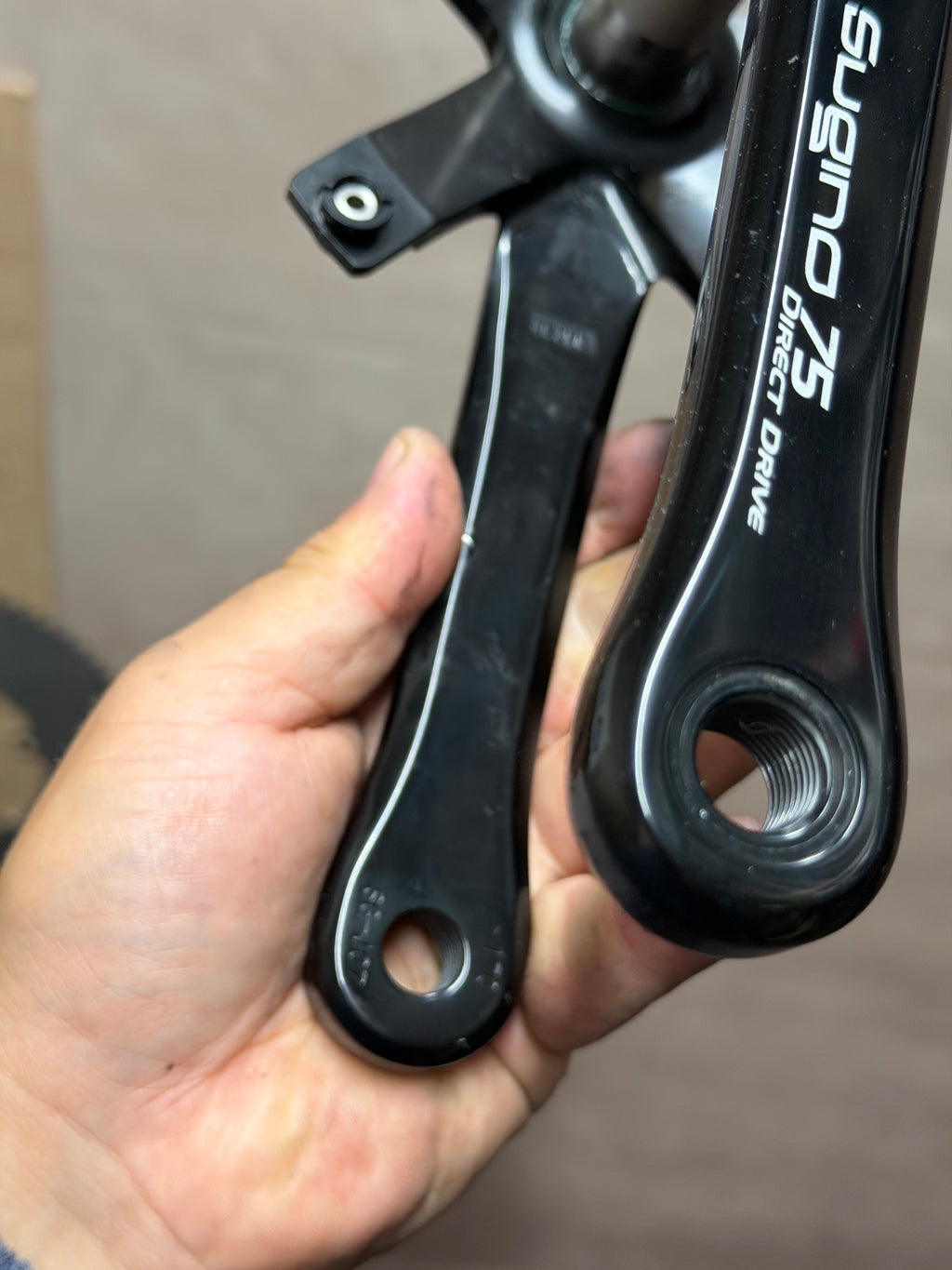 Sugino 75DD Track Crankset 170mm 144 BCD with BSA bottom bracket