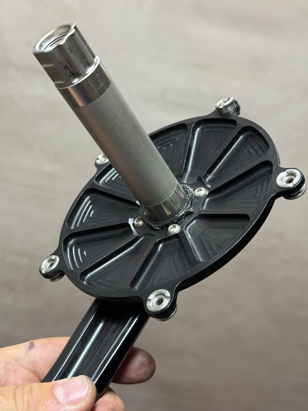 Ridea 3D Aero Track Crankset 170mm 144 BCD with BSA bottom bracket