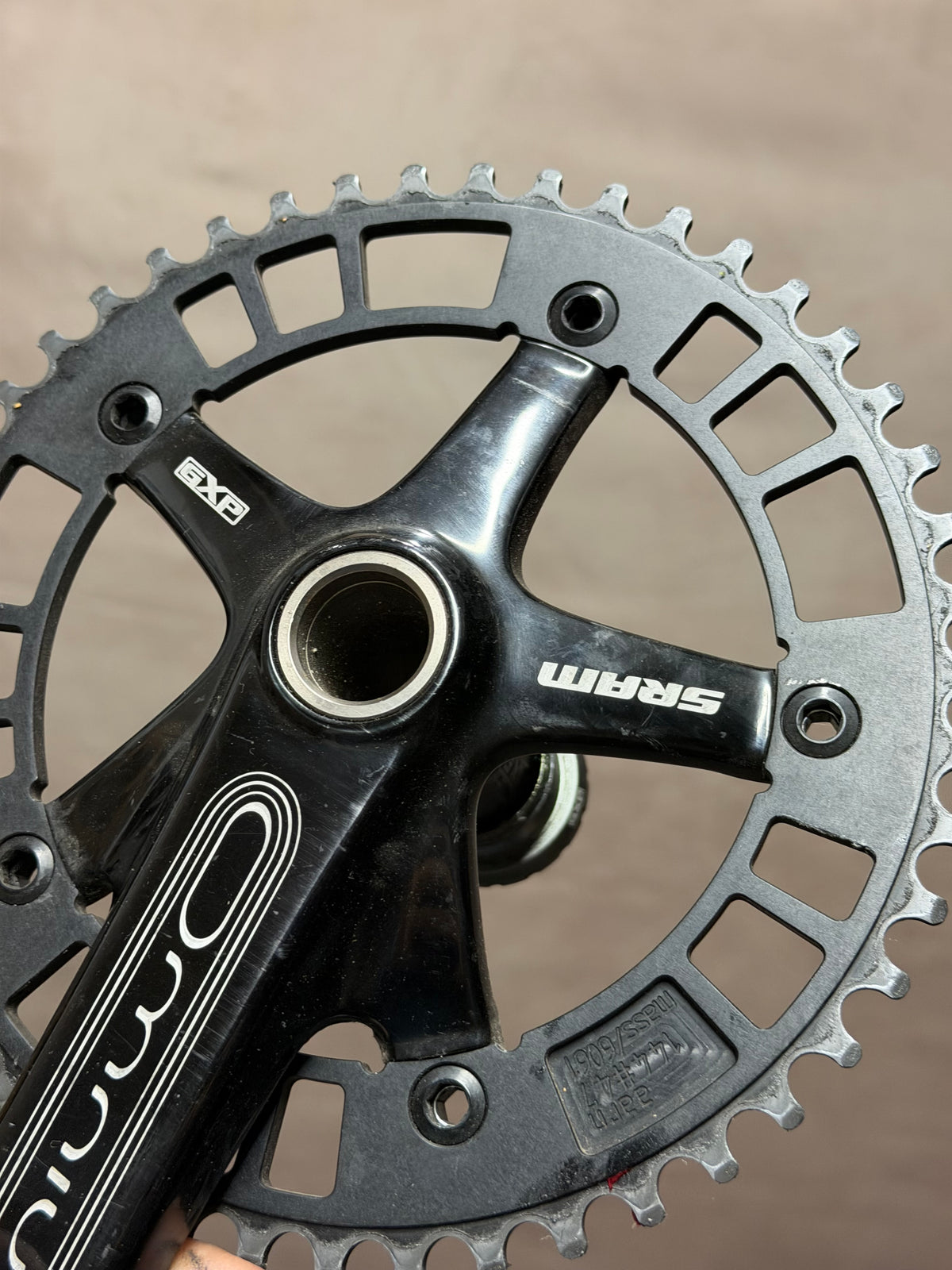 SRAM Omnium Track Crankset 167.5mm, AARN 47T 144 BCD with BSA bottom bracket