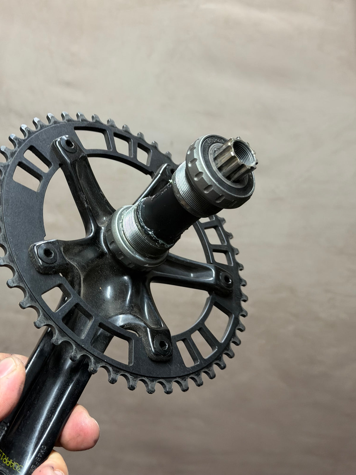 SRAM Omnium Track Crankset 167.5mm, AARN 47T 144 BCD with BSA bottom bracket