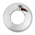 Sugino Big Zen Chainring Silver – 144 BCD, 1/8-inch track chain, anodised silver