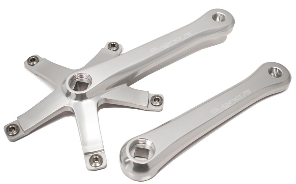 Sugino SG75 Track Crank Arms – 144 BCD track crank arms; check bottom bracket taper compatibility