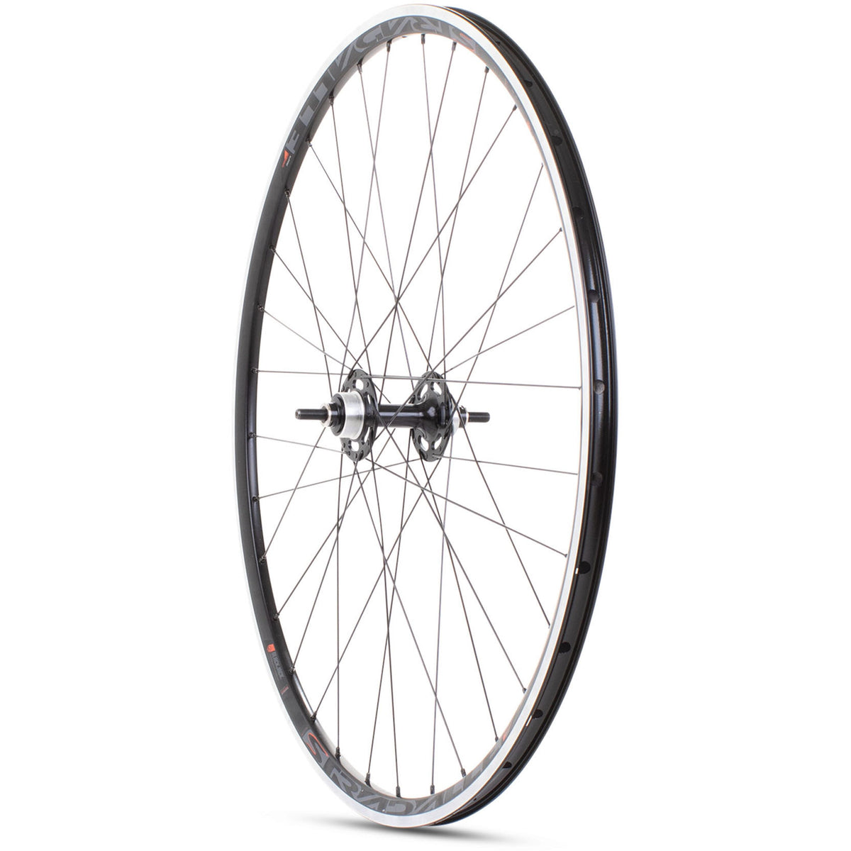 M Part Rear Track Wheel with 16T Sprocket – Black 700c – front view