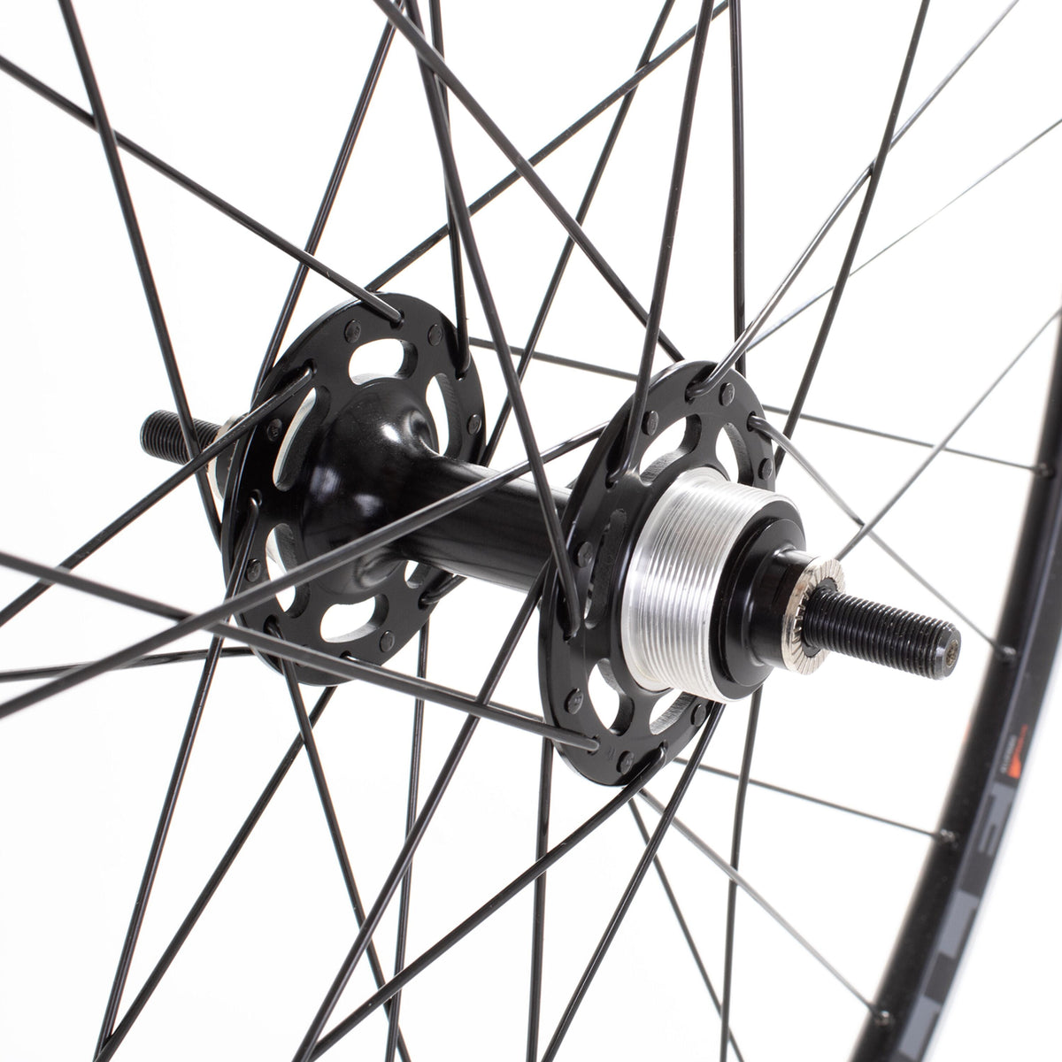 M Part Rear Track Wheel with 16T Sprocket – Black 700c – product detail image 4