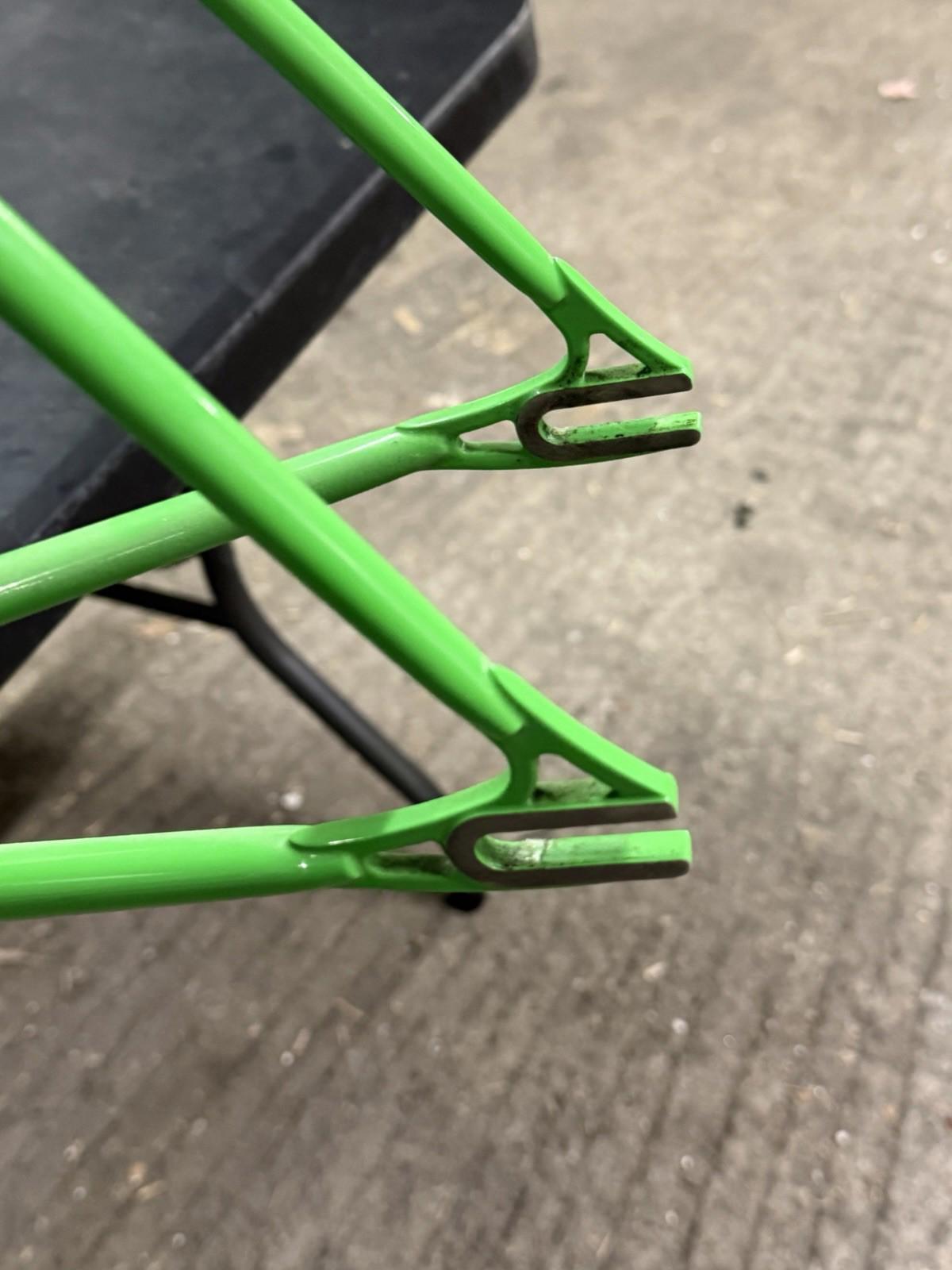 Custom Made August Cycles Columbus Track Frameset Fixed Gear 30mm Tires Size 57