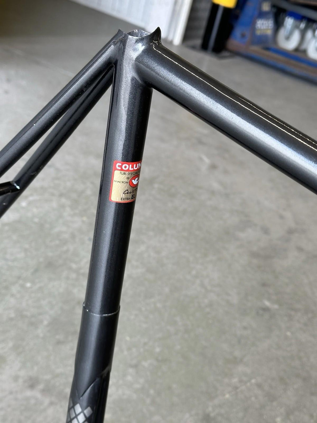 Rare Geliano Pista Columbus Tubing Split Seattube Track Custom Frameset