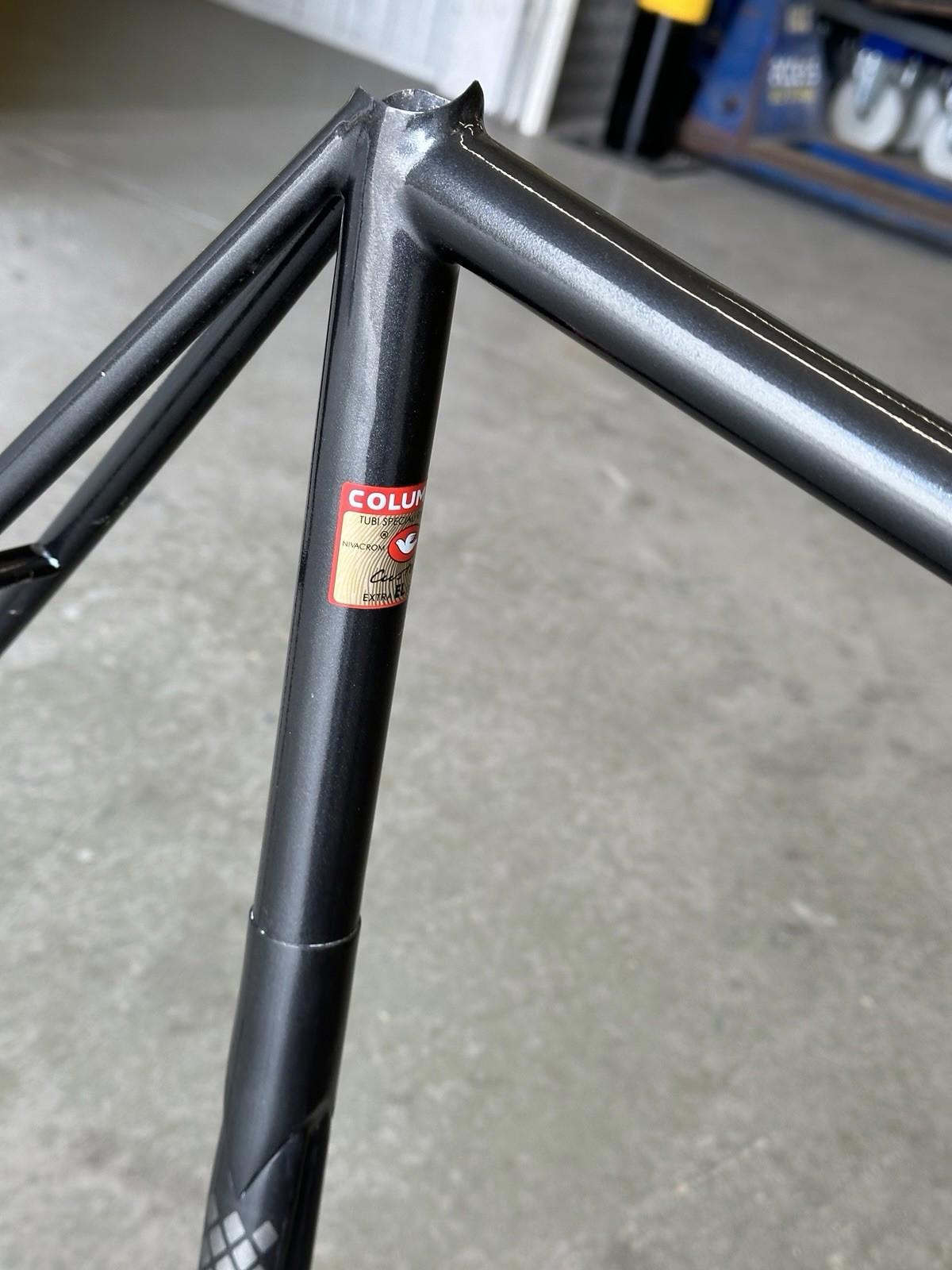 Rare Geliano Pista Columbus Tubing Split Seattube Track Custom Frameset