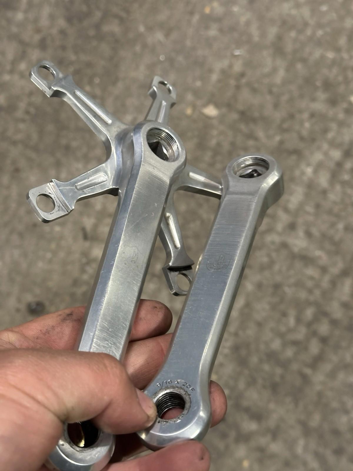 Campagnolo Pista Track Crankset 165mm Non Fluted