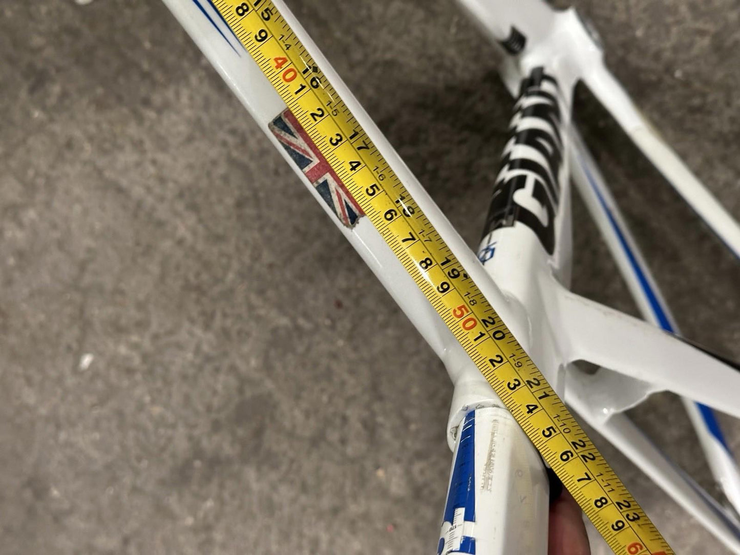 Giant Omnium Track Frameset Fixed Gear Pista  Size M Missing Saddle Base Clamp