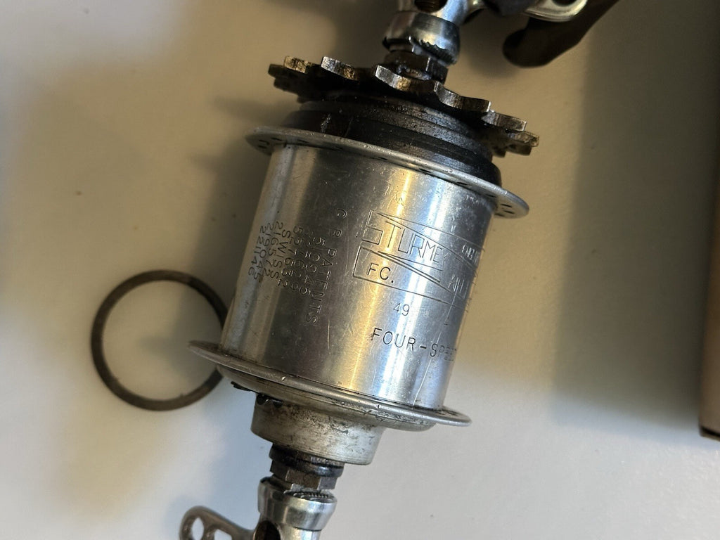 Rare Sturmey Archer 4 Speed Rear Hub