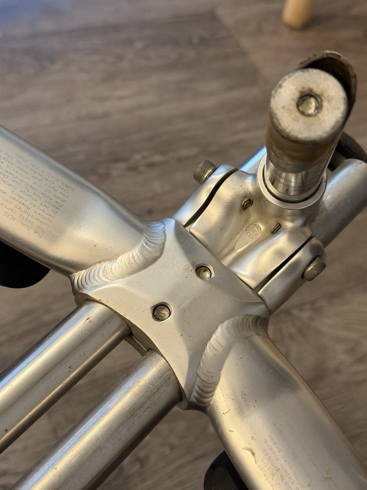Rare Itm Dual Road Track Tt Handlebars Set