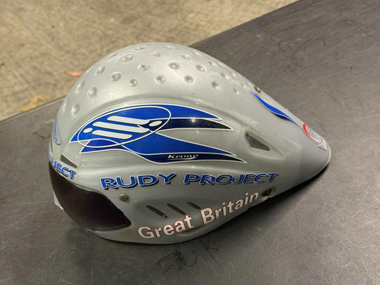 Ruby Project Aero Vintage Helmet Rare  Gb Team