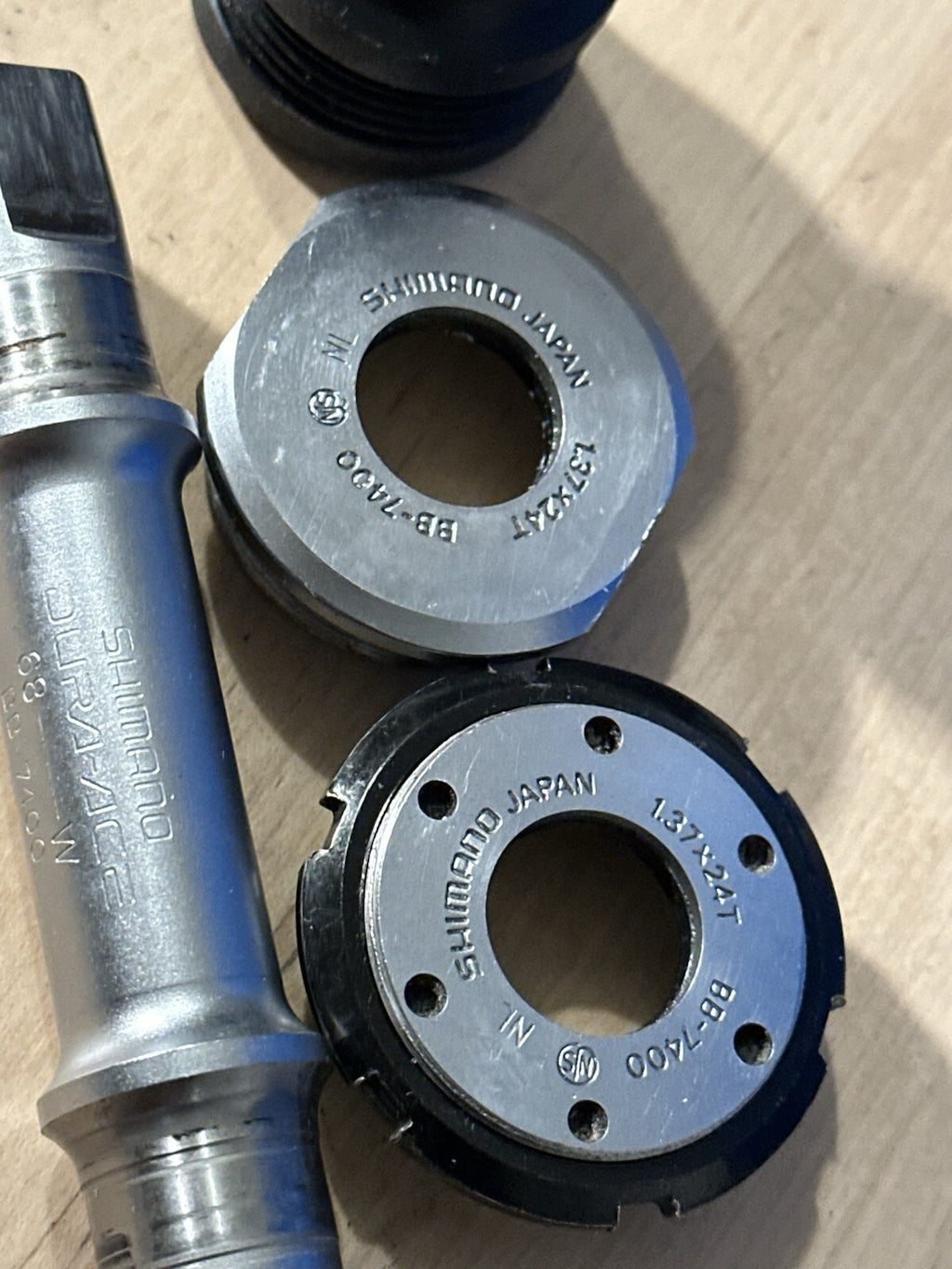 Rare Vintage Dura Ace Shimano Bottom Bracket Njs 7400