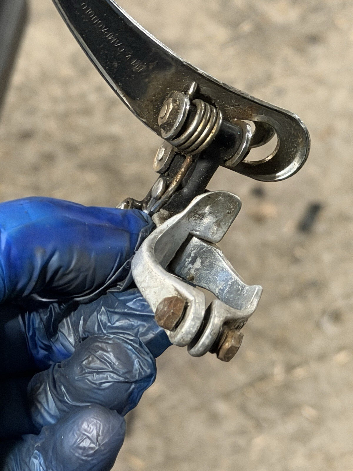 Vintage Campagnolo Super Record Front Derailleur - product photo 5 | Miclo Bikes