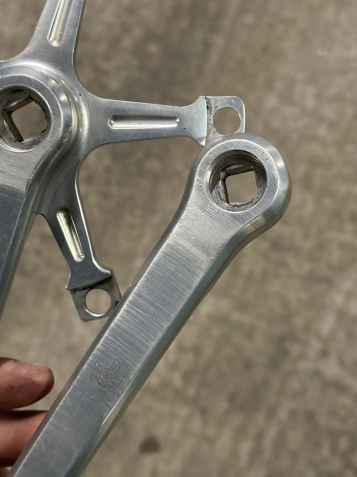 Campagnolo Pista Track Crankset 165mm Non Fluted