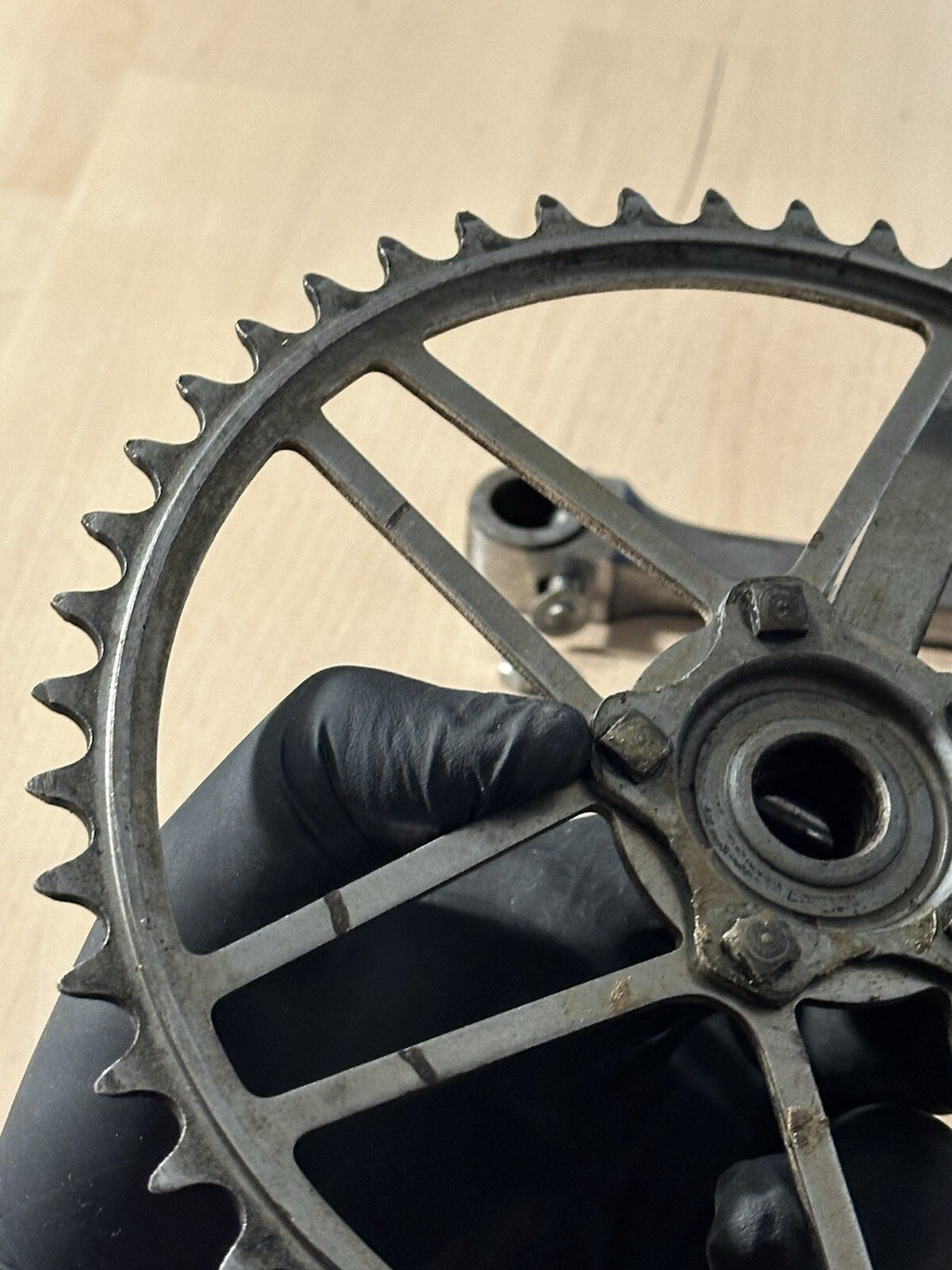 Rare Magistroni Crankset Road Track Vintage Cranks