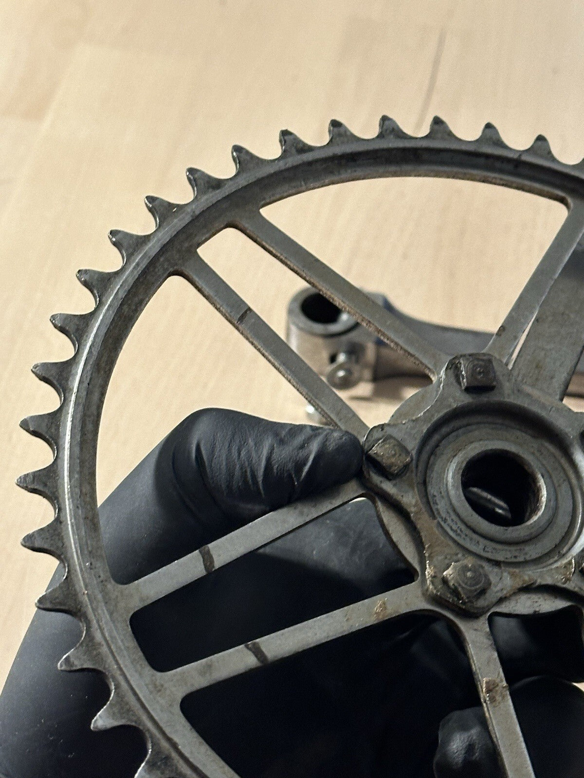 Rare Magistroni Crankset Road Track Vintage Cranks