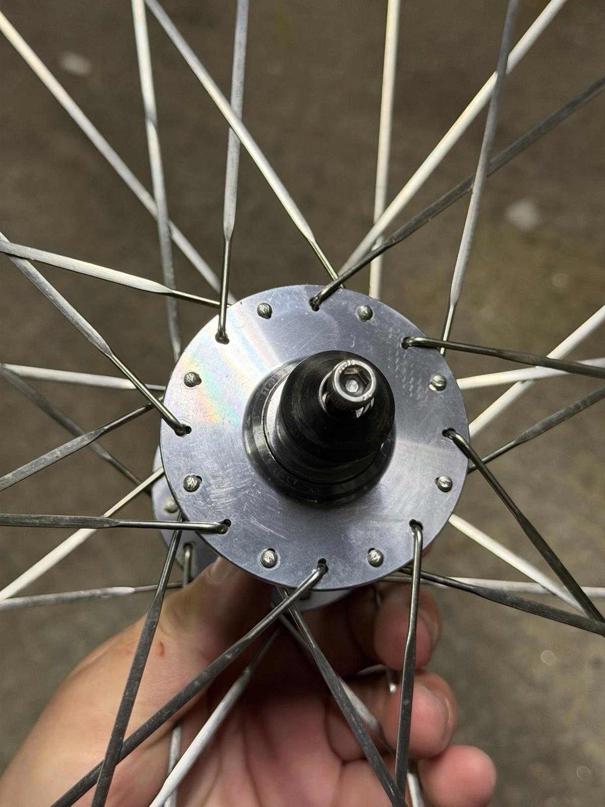 Zipp Tubular Track Wheelset Fixed Gear Pista Wheels Vintage ( Small Damage)