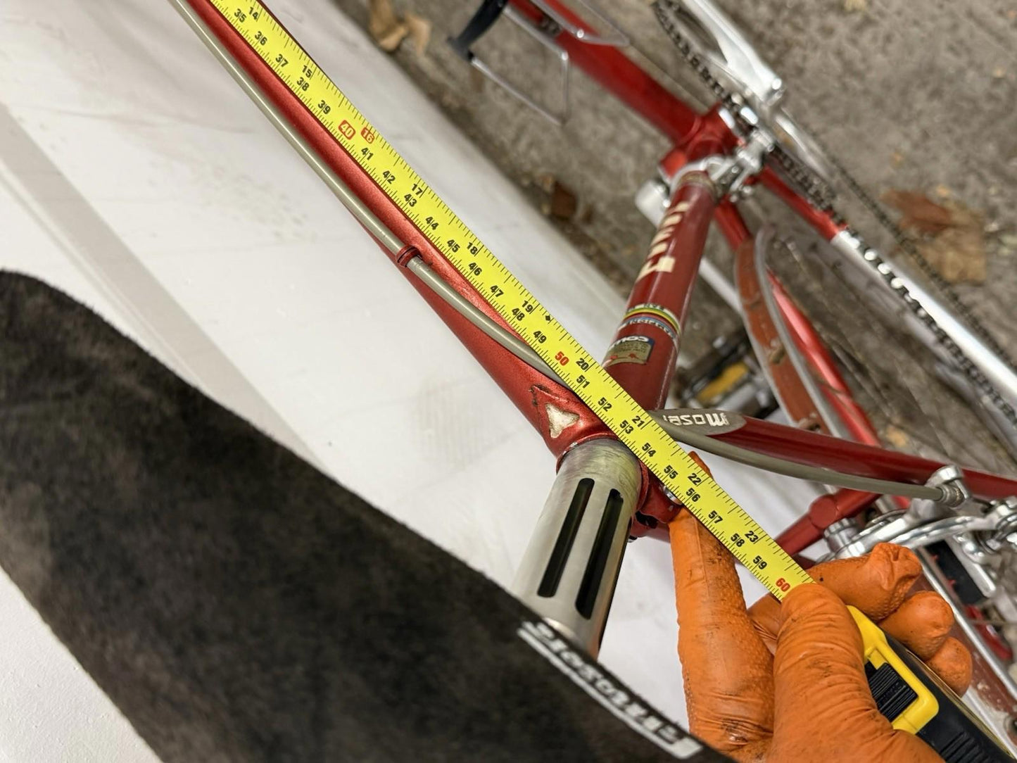 F Moser Rare Supernprestige Steel Road Bike Vinateg Size Medium Shimano 600 Grou