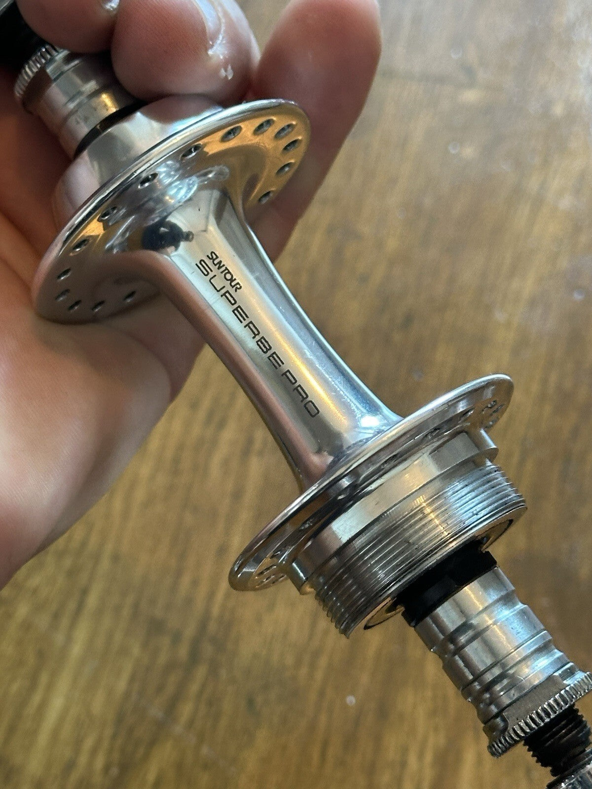 Rare Vintage Suntour Superbe Pro Road Bike Groupset Hubs - view 23