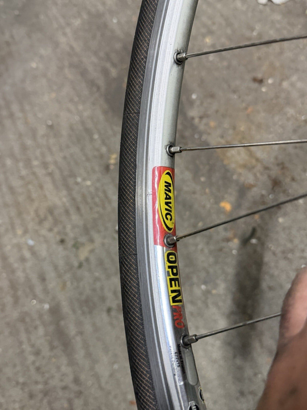 Campagnolo Road Clincher Wheelset Vintage Mavic Rims 700c 6 Speed Cassette - view 15