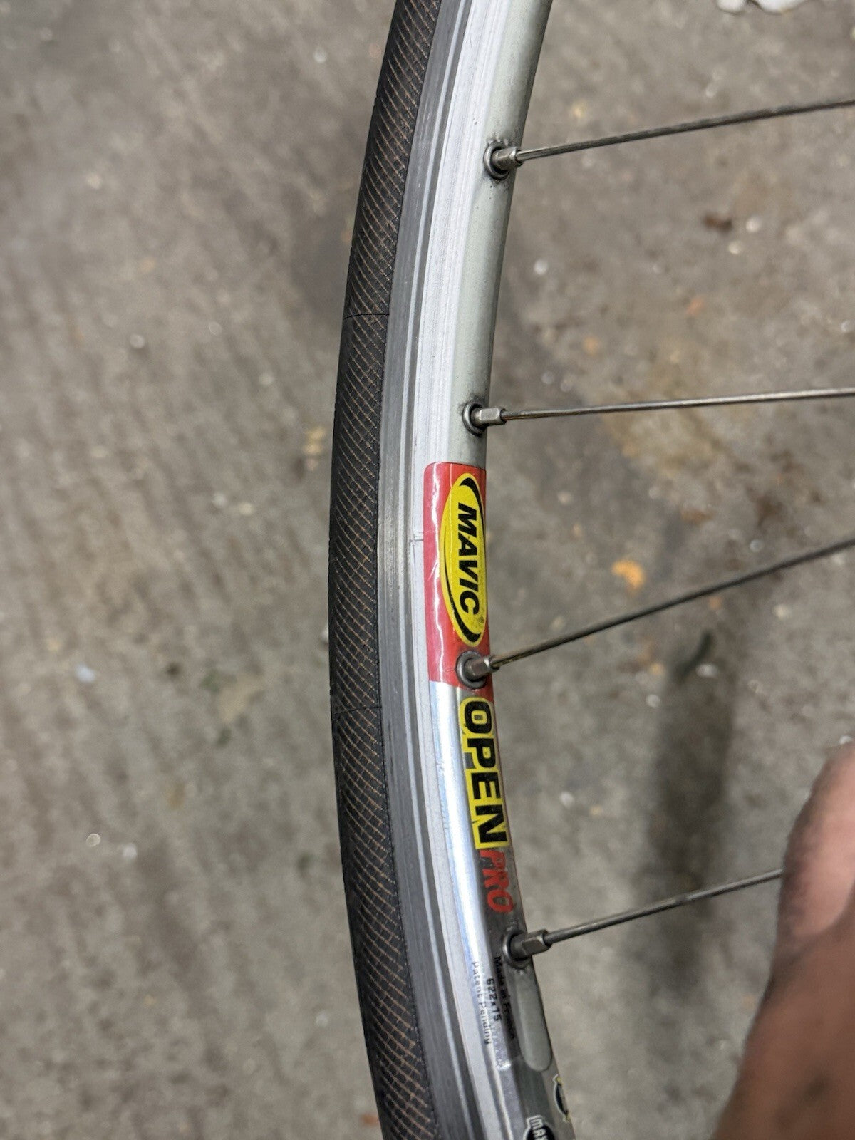 Campagnolo Road Clincher Wheelset Vintage Mavic Rims 700c 6 Speed Cassette - view 15