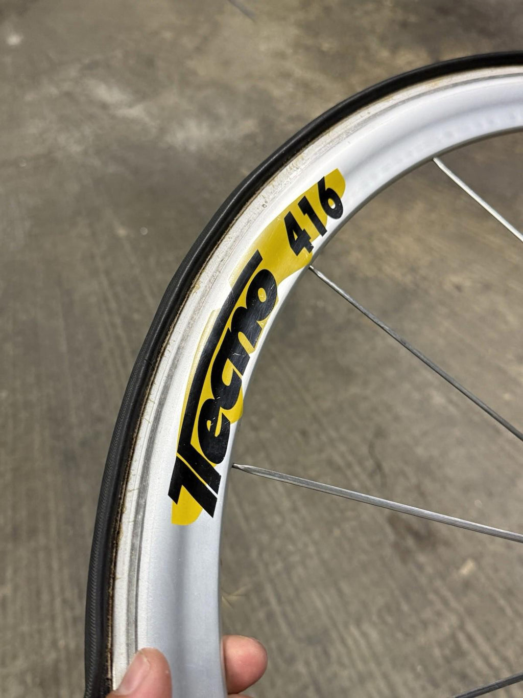 Gipiemme Tecno 416 Tubular Wheelset Fixed Gear Track Phil Wood Rear Hub